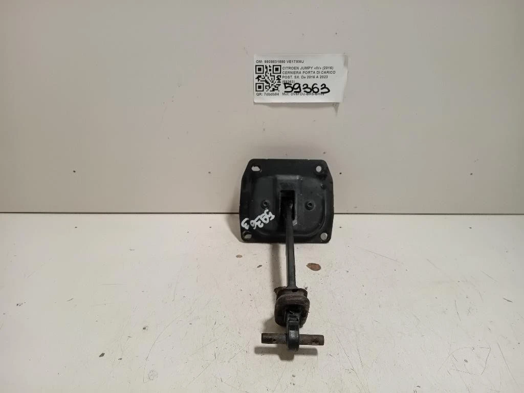 Cerniera Porta DI Carico POST SX 9809831880 Citroen Jumpy IV 2016