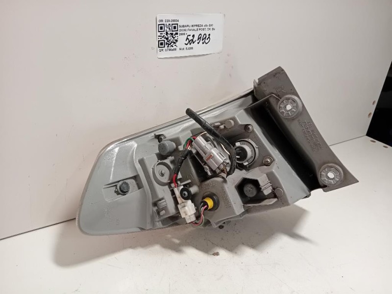 Fanale POST DX 220-20024 Subaru Impreza III SW 2006