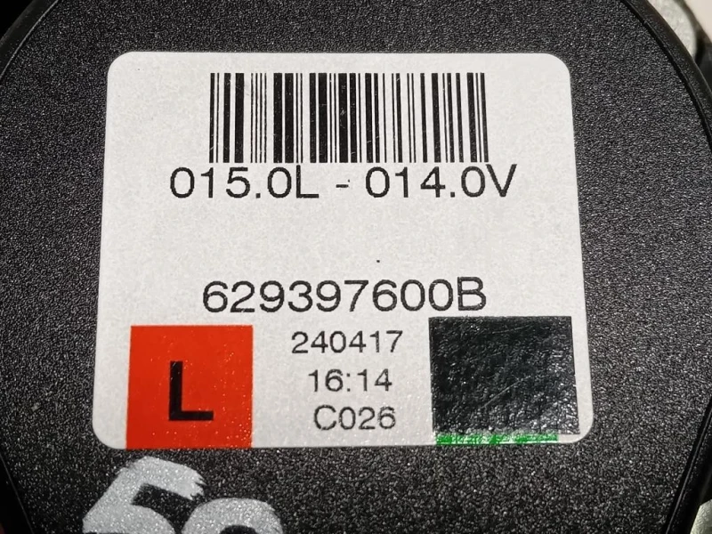 Cintura DI Sicurezza Sedile POST SX 629397600B Land Rover Discovery V Sport 2015