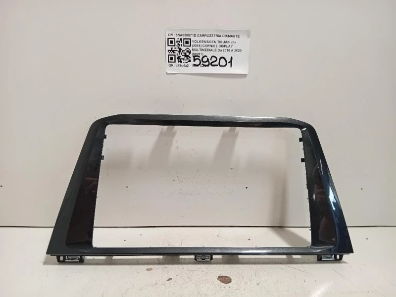 Cornice Display Multimediale 5NA858071D Volkswagen Tiguan II 2016