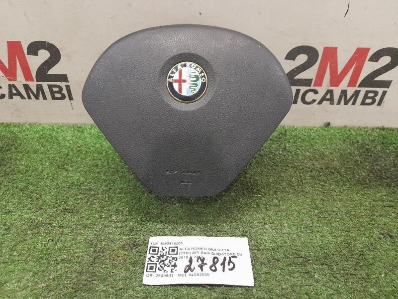 Air-bag Guidatore 1560915200 Alfa Romeo Giulietta 2010