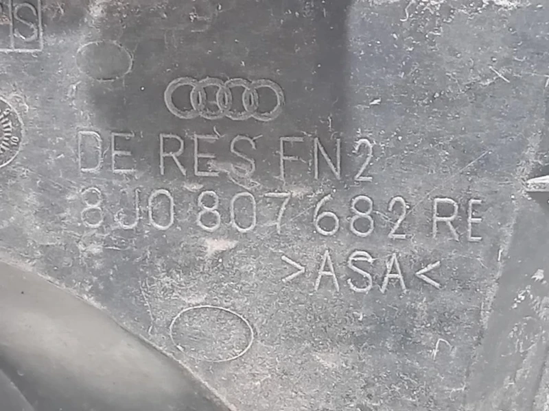 Cornice Fendinebbia DX 8J0807682 Audi TT 8J3 2007