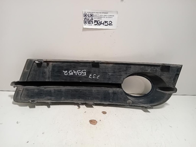 Cornice Fendinebbia DX 8J0807682 Audi TT 8J3 2007