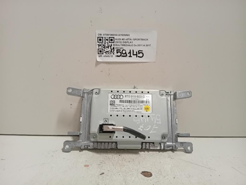 Display Multimediale 8T0919603G Audi A5 8TA Sportback 2012