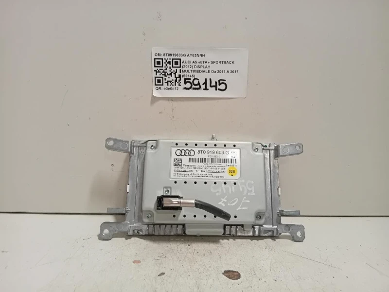 Display Multimediale 8T0919603G Audi A5 8TA Sportback 2012