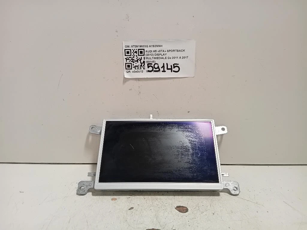 Display Multimediale 8T0919603G Audi A5 8TA Sportback 2012