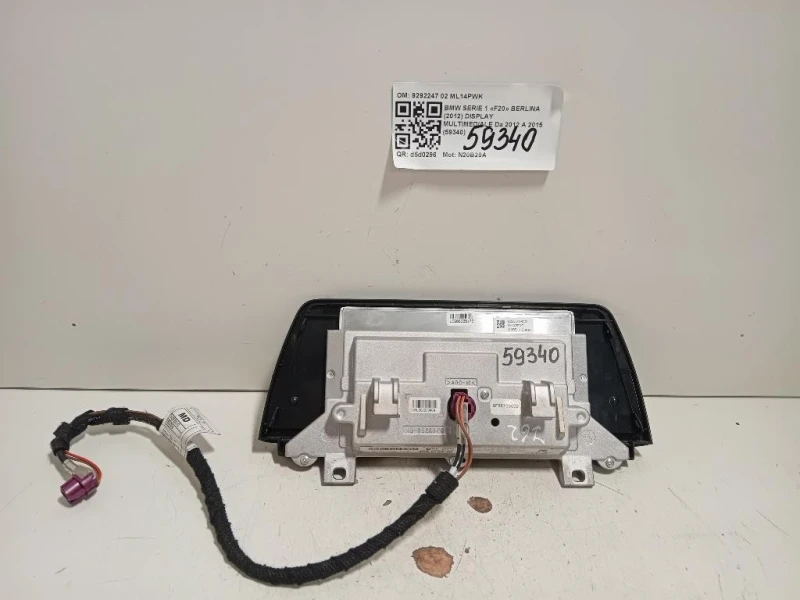 Display Multimediale 9292247 02 Bmw Serie 1 F20 Berlina 2012