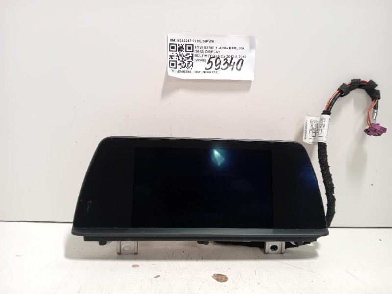 Display Multimediale 9292247 02 Bmw Serie 1 F20 Berlina 2012