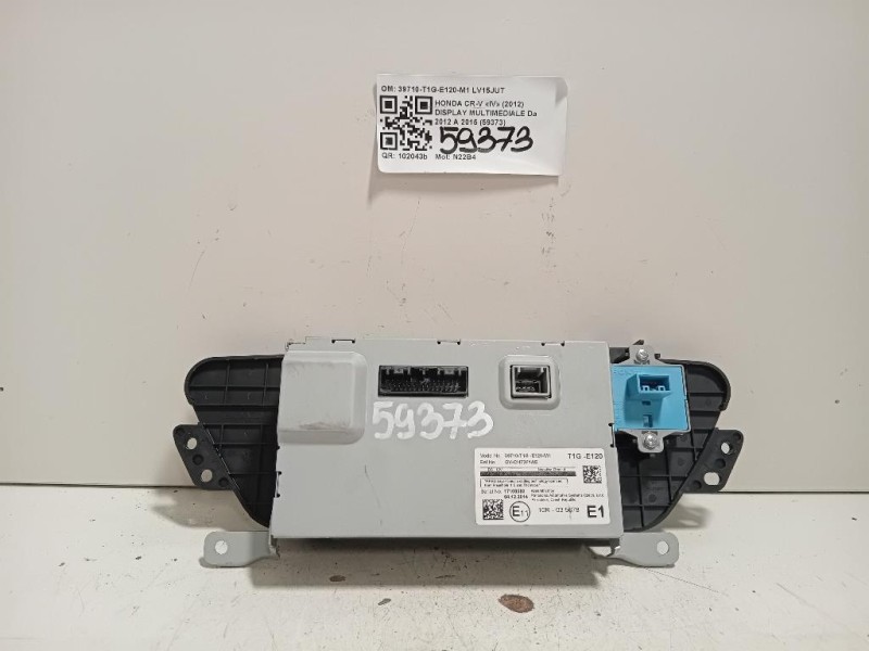 Display Multimediale 39710-T1G-E120-M1 Honda CR-V IV 2012