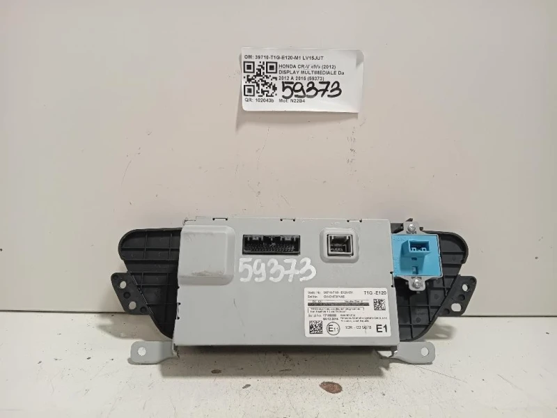 Display Multimediale 39710-T1G-E120-M1 Honda CR-V IV 2012
