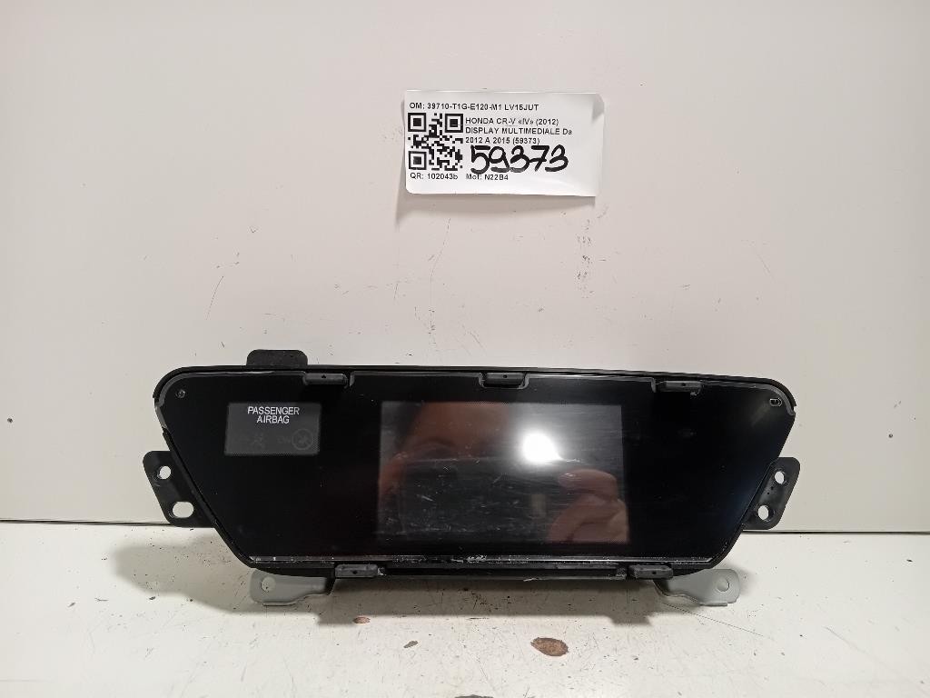 Display Multimediale 39710-T1G-E120-M1 Honda CR-V IV 2012