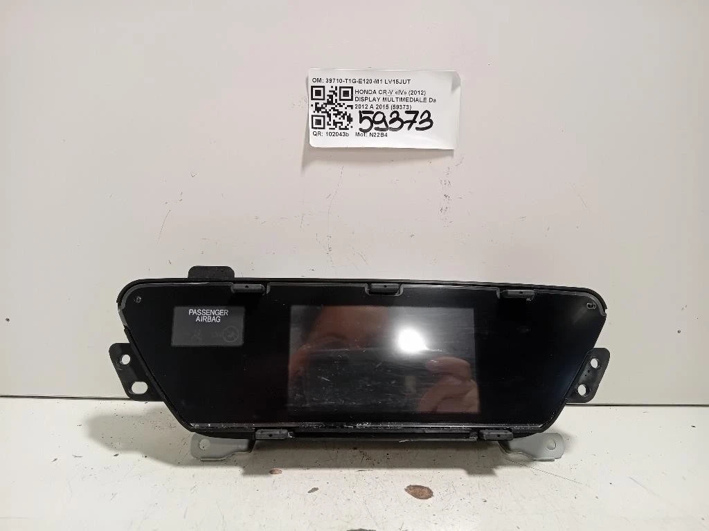 Display Multimediale 39710-T1G-E120-M1 Honda CR-V IV 2012