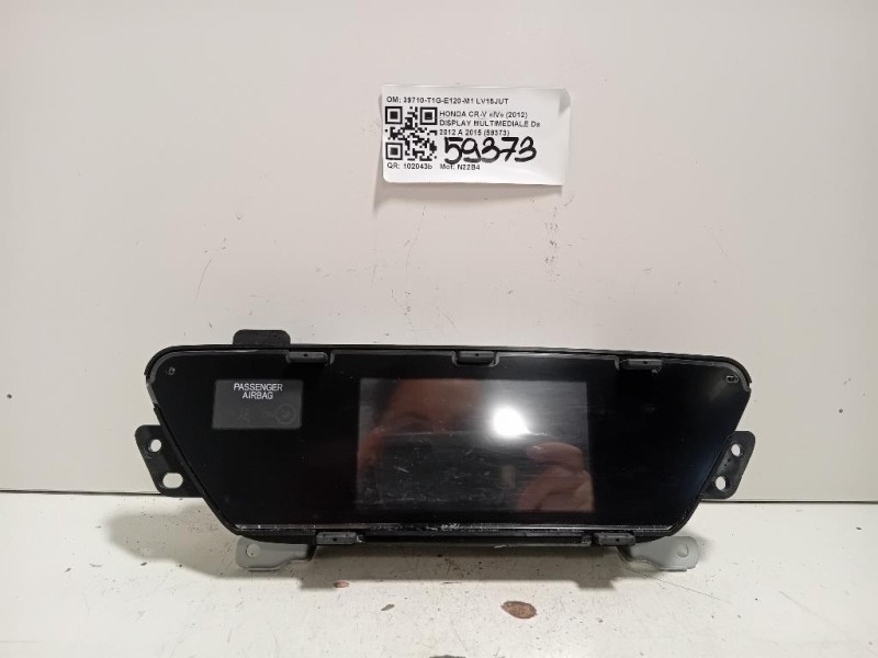Display Multimediale 39710-T1G-E120-M1 Honda CR-V IV 2012