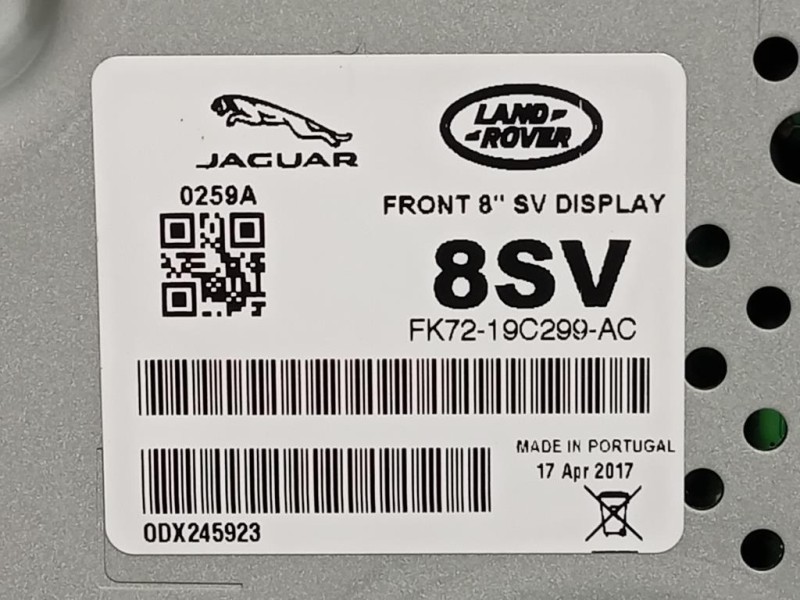 Display Multimediale FK72-19C299-AC Land Rover Discovery V Sport 2015