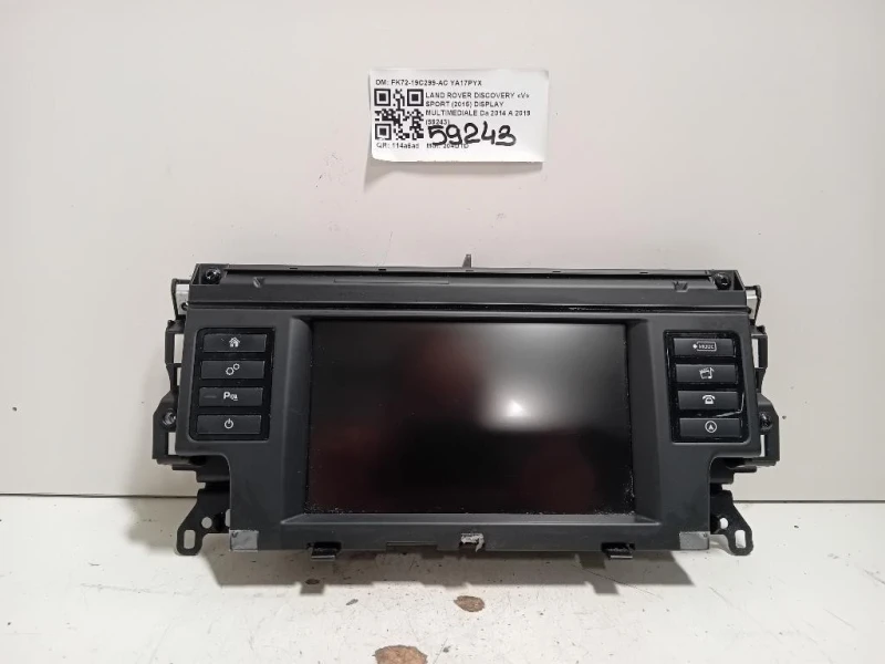 Display Multimediale FK72-19C299-AC Land Rover Discovery V Sport 2015