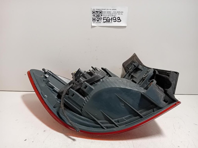 Fanale POST DX FANALE POST DX Bmw Serie 1 F20 Berlina 2012