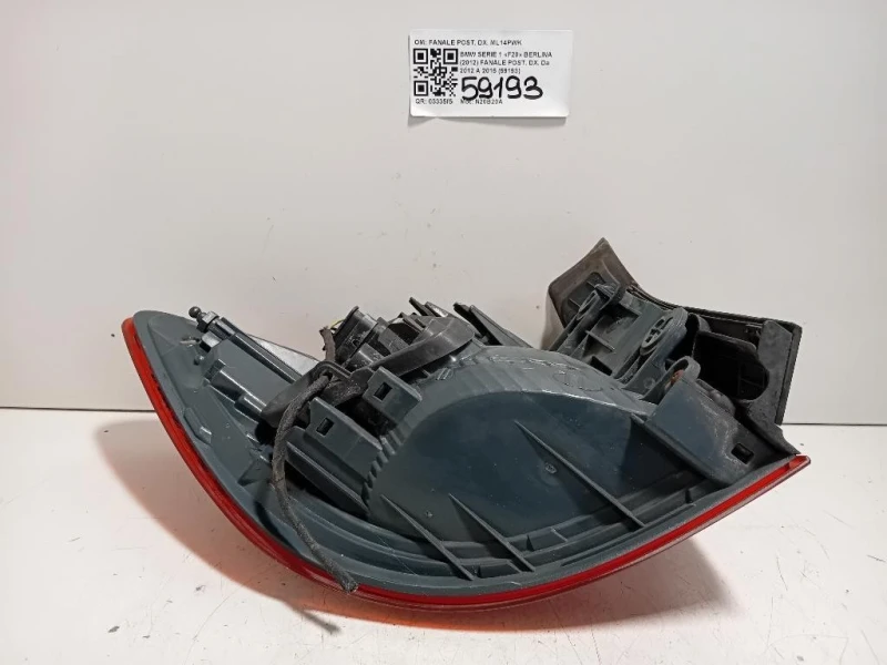 Fanale POST DX FANALE POST DX Bmw Serie 1 F20 Berlina 2012