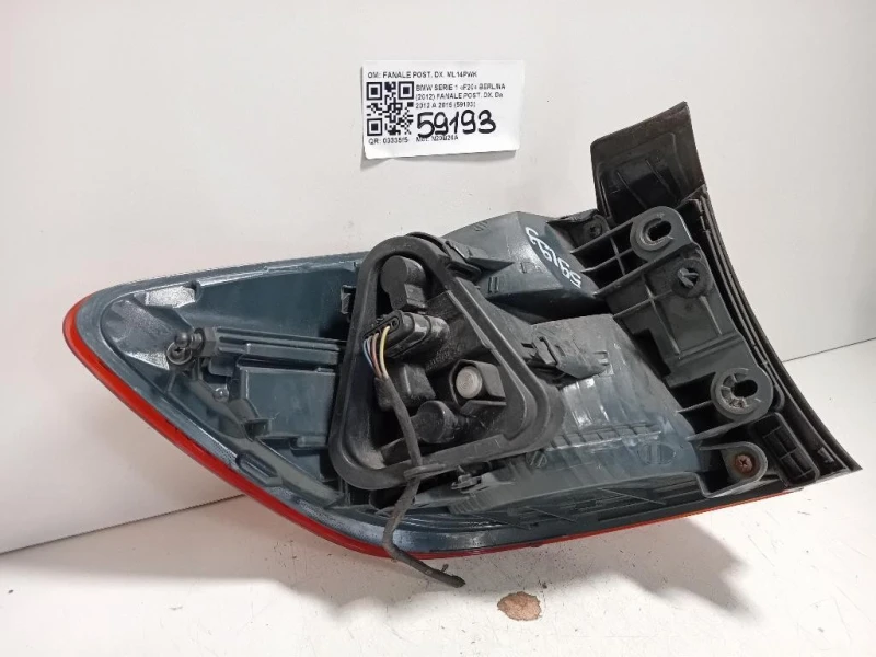 Fanale POST DX FANALE POST DX Bmw Serie 1 F20 Berlina 2012