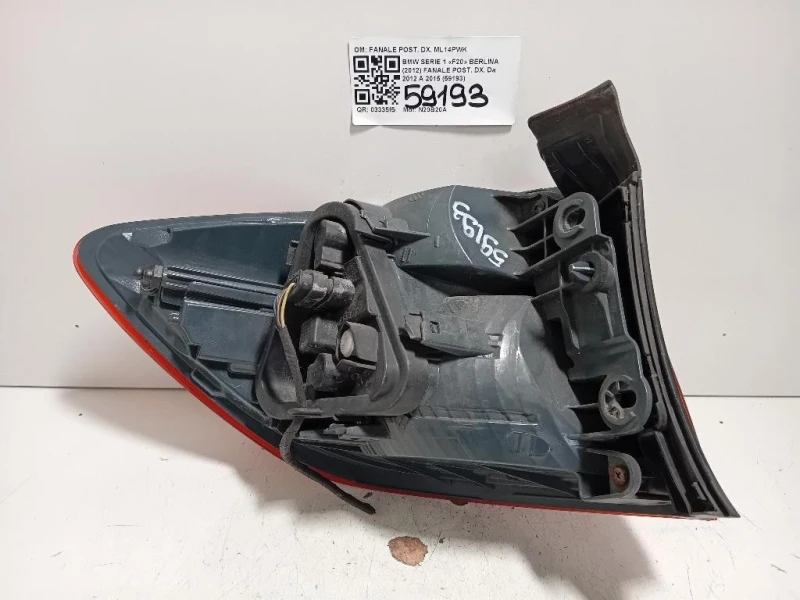 Fanale POST DX FANALE POST DX Bmw Serie 1 F20 Berlina 2012