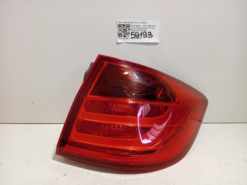 Fanale POST DX FANALE POST DX Bmw Serie 1 F20 Berlina 2012