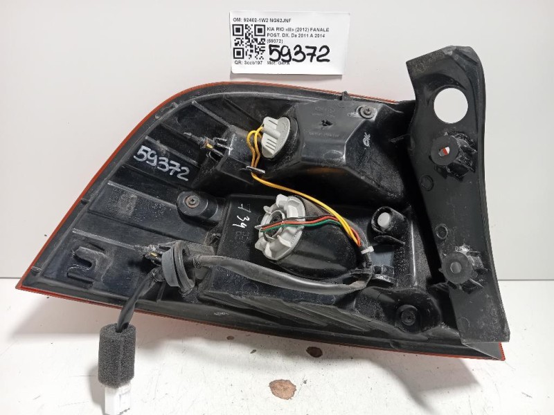 Fanale POST DX 92402-1W2 Kia RIO III 2012