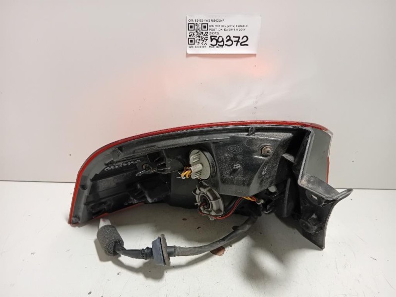 Fanale POST DX 92402-1W2 Kia RIO III 2012