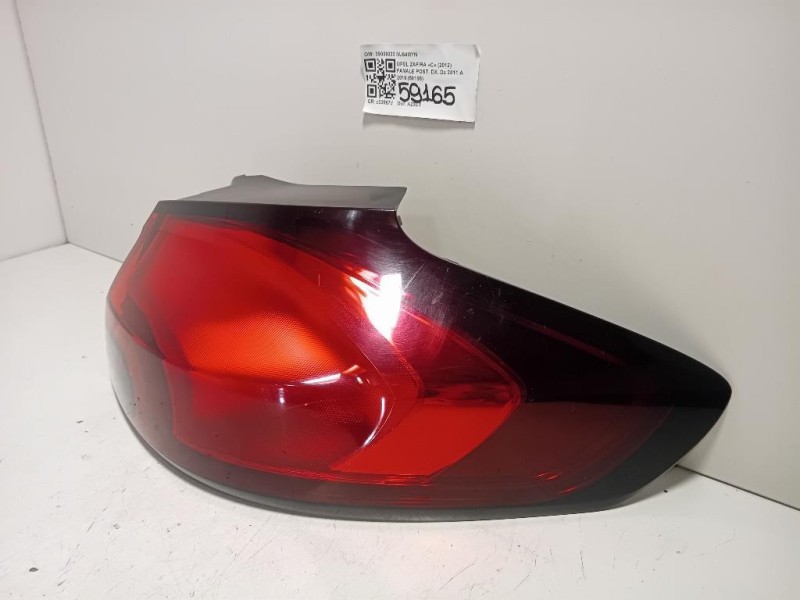 Fanale POST DX 39009033 Opel Zafira C 2012