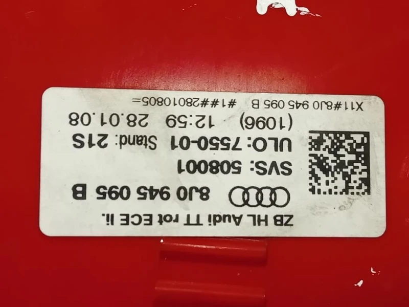 Fanale POST SX 8J0945095B Audi TT 8J3 2007