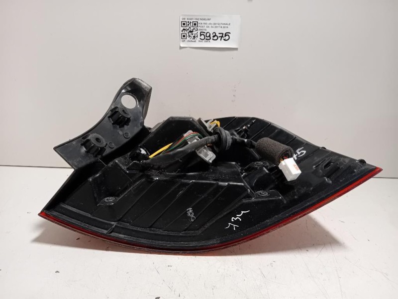 Fanale POST SX 92401-1W2 Kia RIO III 2012