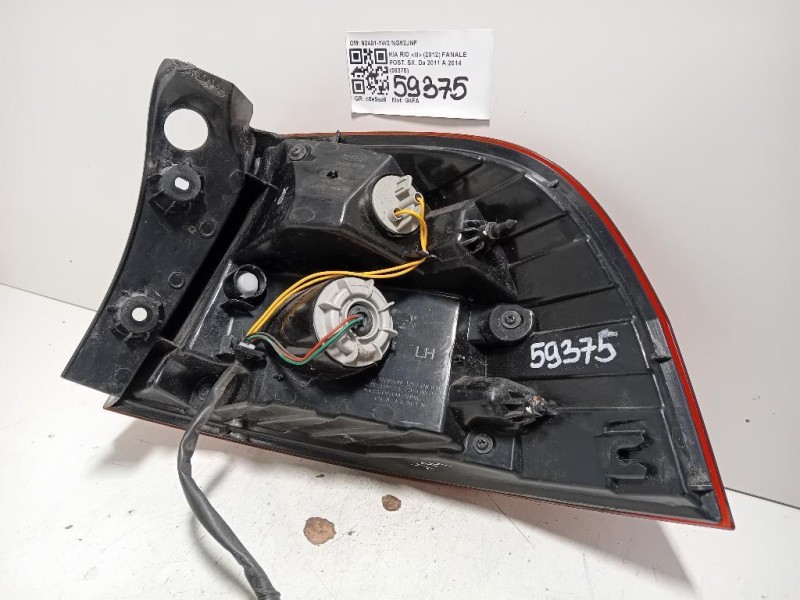 Fanale POST SX 92401-1W2 Kia RIO III 2012