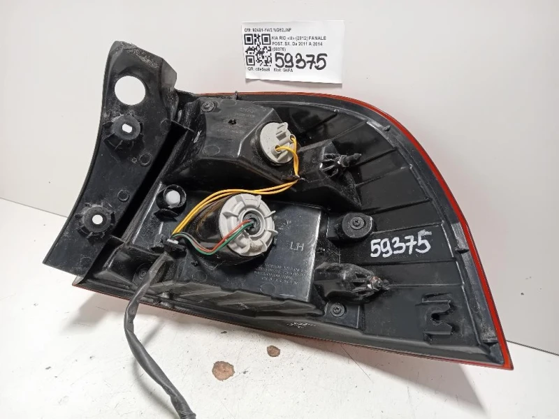 Fanale POST SX 92401-1W2 Kia RIO III 2012