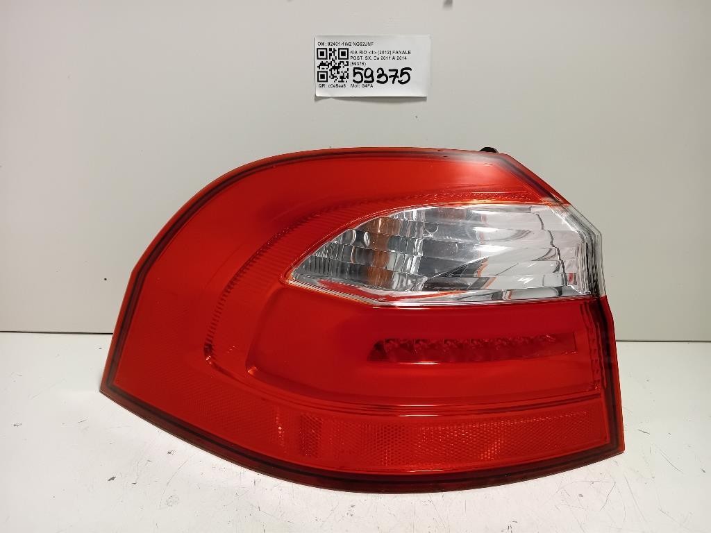 Fanale POST SX 92401-1W2 Kia RIO III 2012