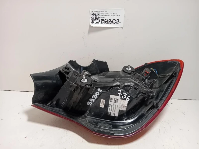 Fanale POST SX 39068625 Opel Corsa E 2014