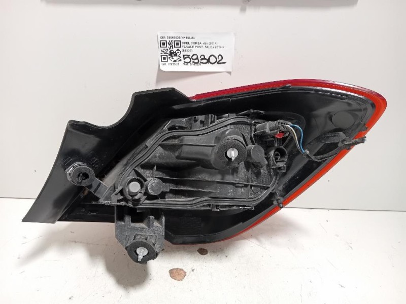 Fanale POST SX 39068625 Opel Corsa E 2014