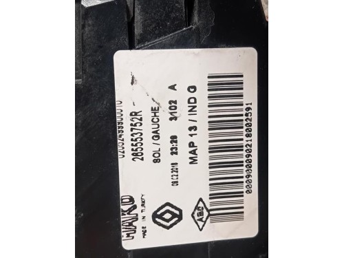 Fanale POST SX 265553752R Renault CLIO IV 2016