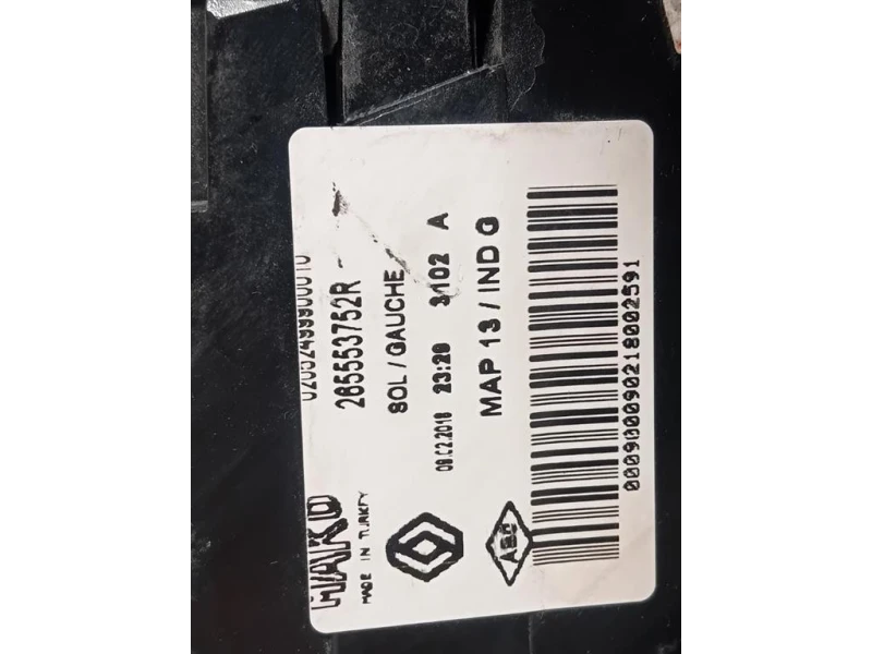 Fanale POST SX 265553752R Renault CLIO IV 2016
