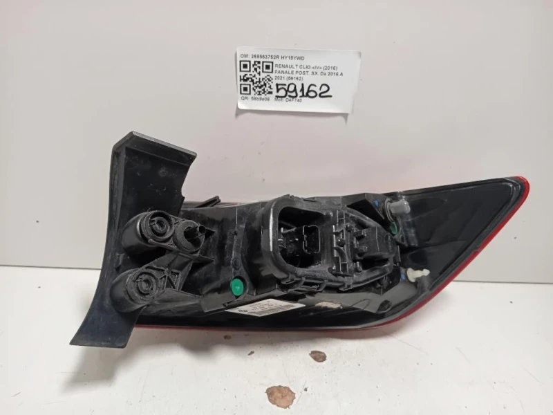 Fanale POST SX 265553752R Renault CLIO IV 2016