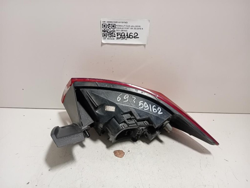 Fanale POST SX 265553752R Renault CLIO IV 2016
