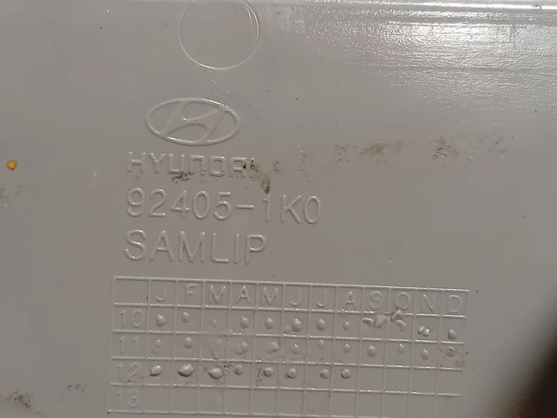Fanale Retronebbia POST DX 92405-1K0 Hyundai IX20 2011
