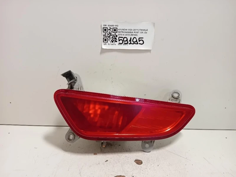 Fanale Retronebbia POST DX 92405-1K0 Hyundai IX20 2011