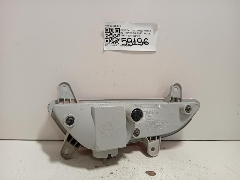 Fanale Retronebbia POST SX 92405-1K0 Hyundai IX20 2011