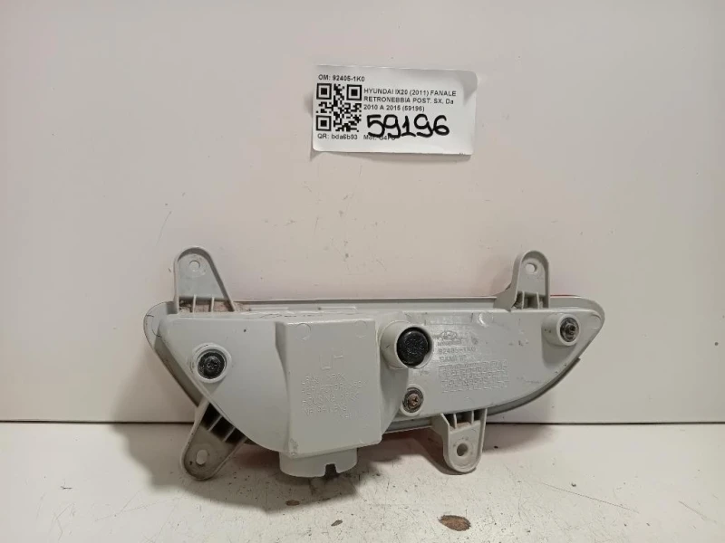 Fanale Retronebbia POST SX 92405-1K0 Hyundai IX20 2011