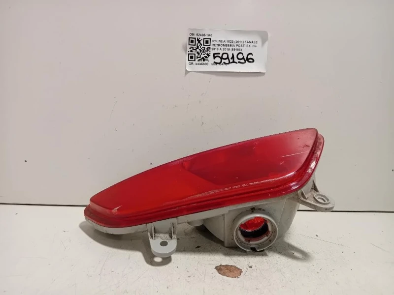 Fanale Retronebbia POST SX 92405-1K0 Hyundai IX20 2011