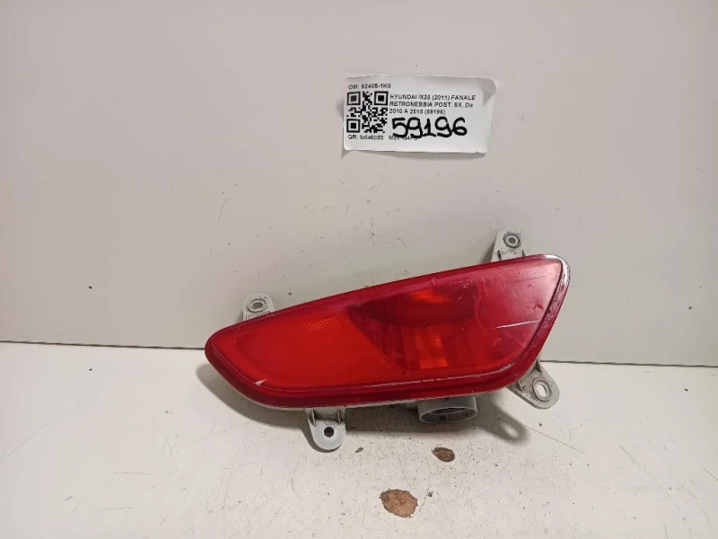 Fanale Retronebbia POST SX 92405-1K0 Hyundai IX20 2011