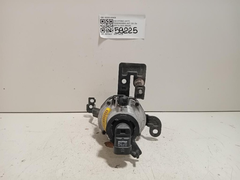 Fendinebbia ANT DX 92202-H8400 Kia Stonic 2017