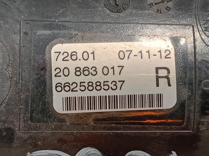 Fendinebbia ANT DX 20863017 Opel Zafira C 2012