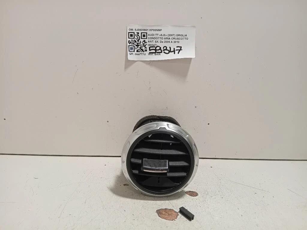 Griglia Condotto ARIA Cruscotto ANT SX 8J0820901 Audi TT 8J3 2007