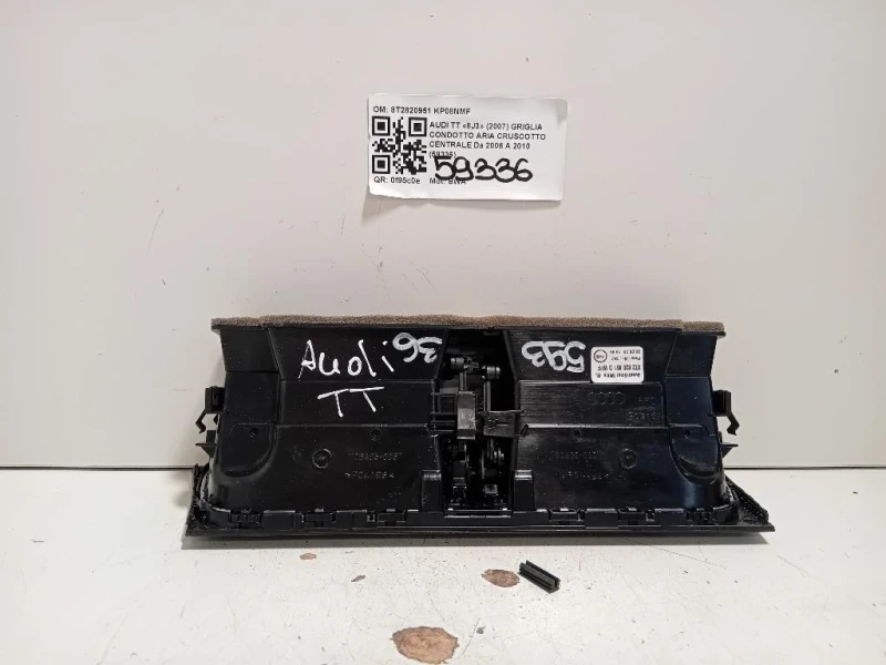 Griglia Condotto ARIA Cruscotto Centrale 8T2820951 Audi TT 8J3 2007