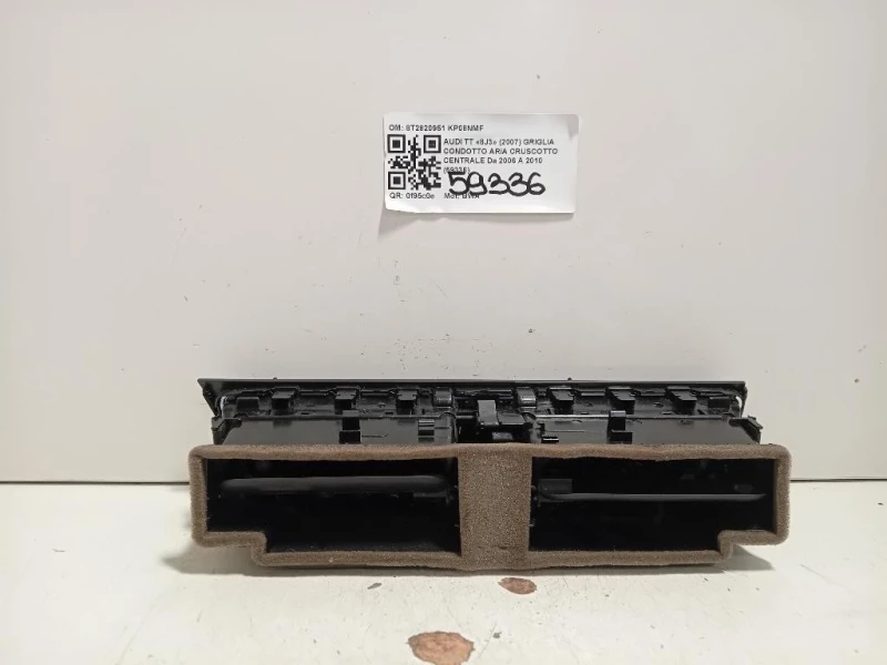Griglia Condotto ARIA Cruscotto Centrale 8T2820951 Audi TT 8J3 2007