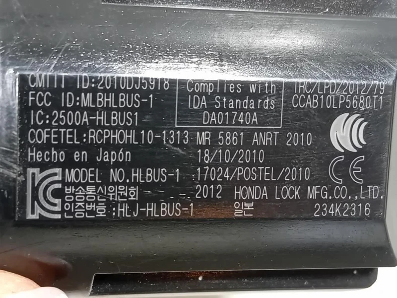 Interruttore Avviamento Motore Start-stop 2010DJ5918 Honda CR-V IV 2012
